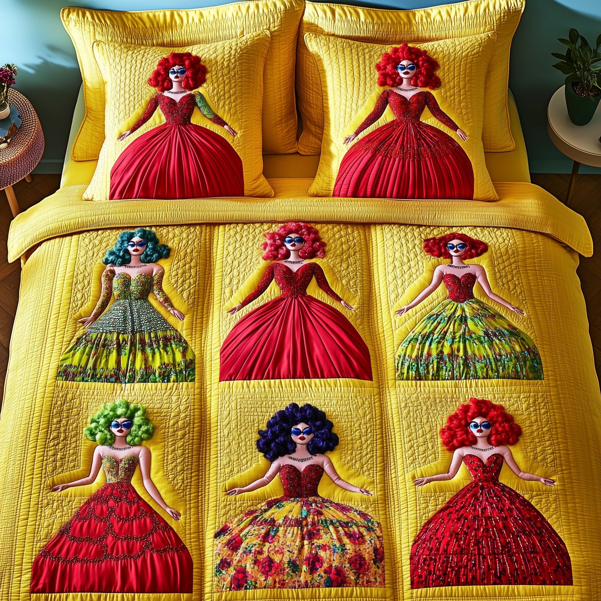 Drag Queen Quilted Bedding Set Duvet Cover Bedspread Meaningful Thank You Gifts