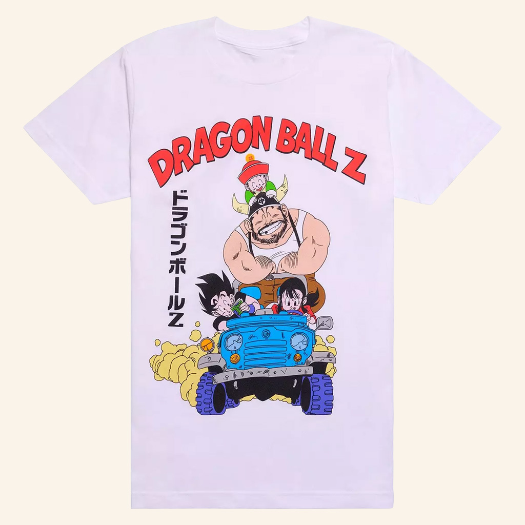 Dragon Ball Z Merch Group Driving T-Shirt Great Gifts For Anime Lovers