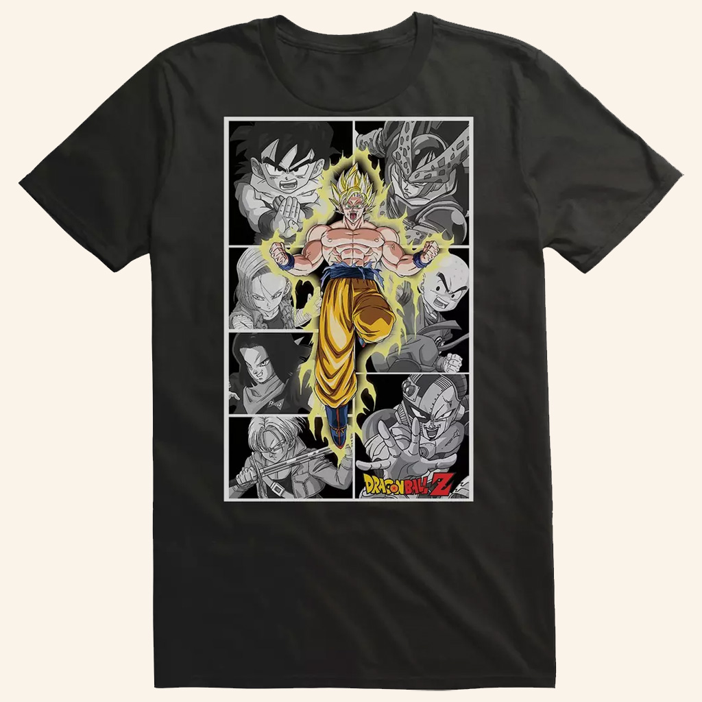 Dragon Ball Z Merch Super Saiyan Goku T-Shirt Birthday Gift For Anime Lovers