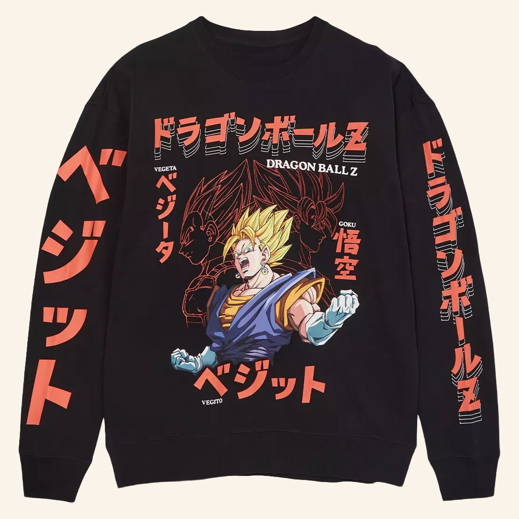 Dragon Ball Z Merch Vegito Sweatshirt Best Gifts For Anime Lovers