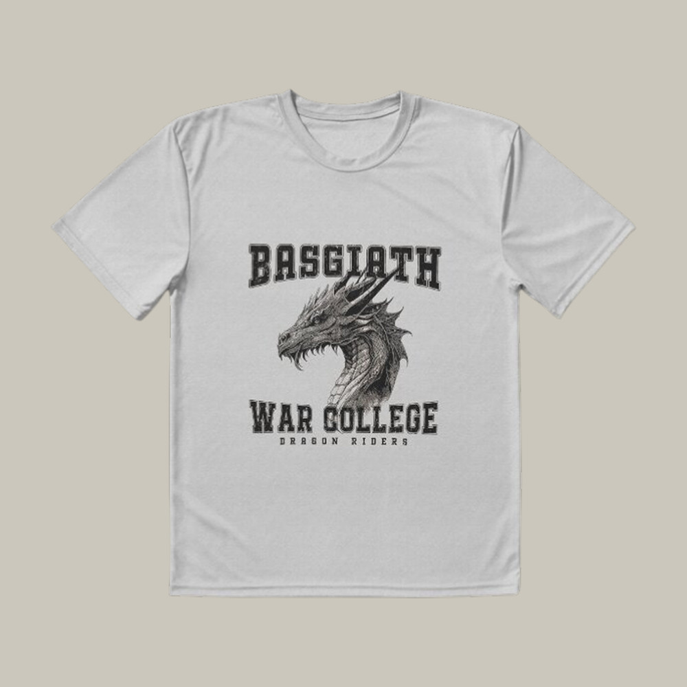 Dragon Basgiath War College Rebecca Yarros Fantasy T-Shirt Throne Of Glass Shirt Book Fan Gift