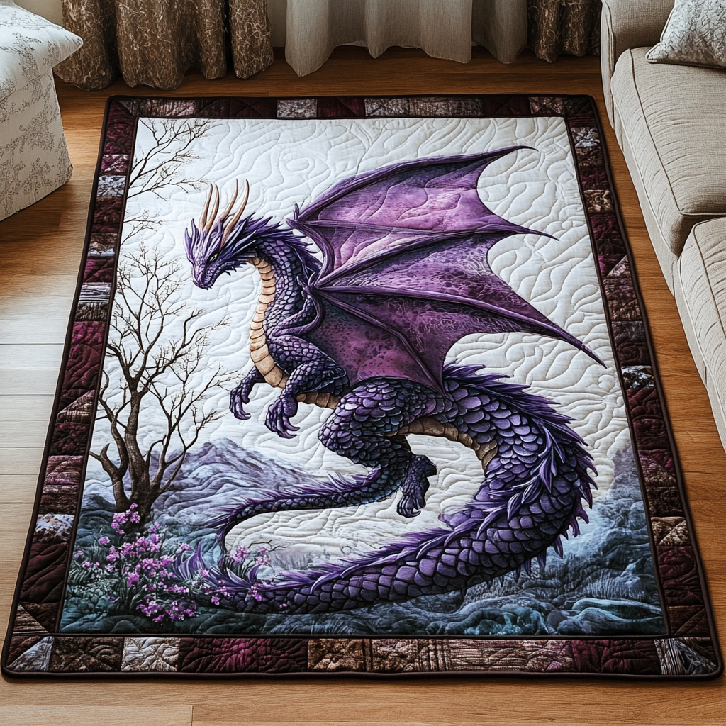 Dragon Crest Area Rug Modern Holiday Decor Birthday Gifts For Dragon Lovers