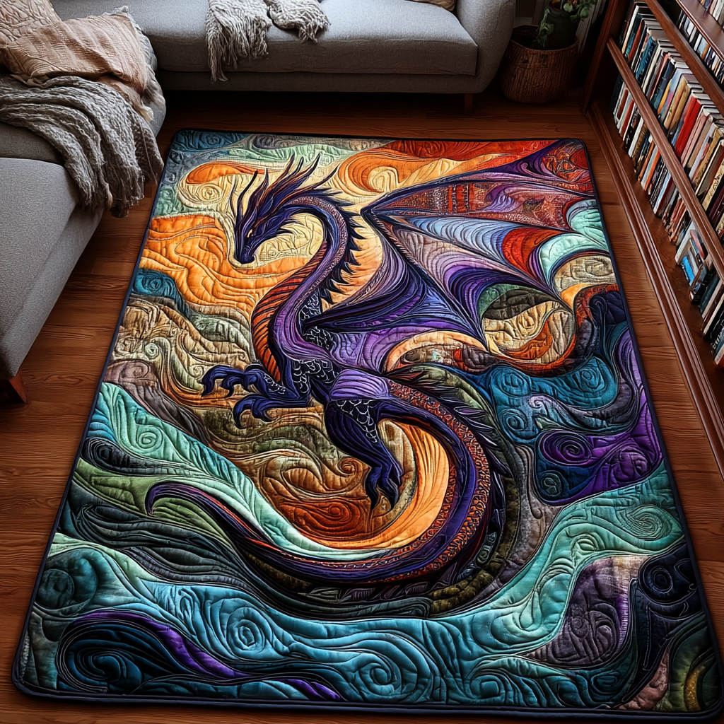 Dragon Crown Area Rug Dining Room Decor Birthday Presents For Dragon Lovers