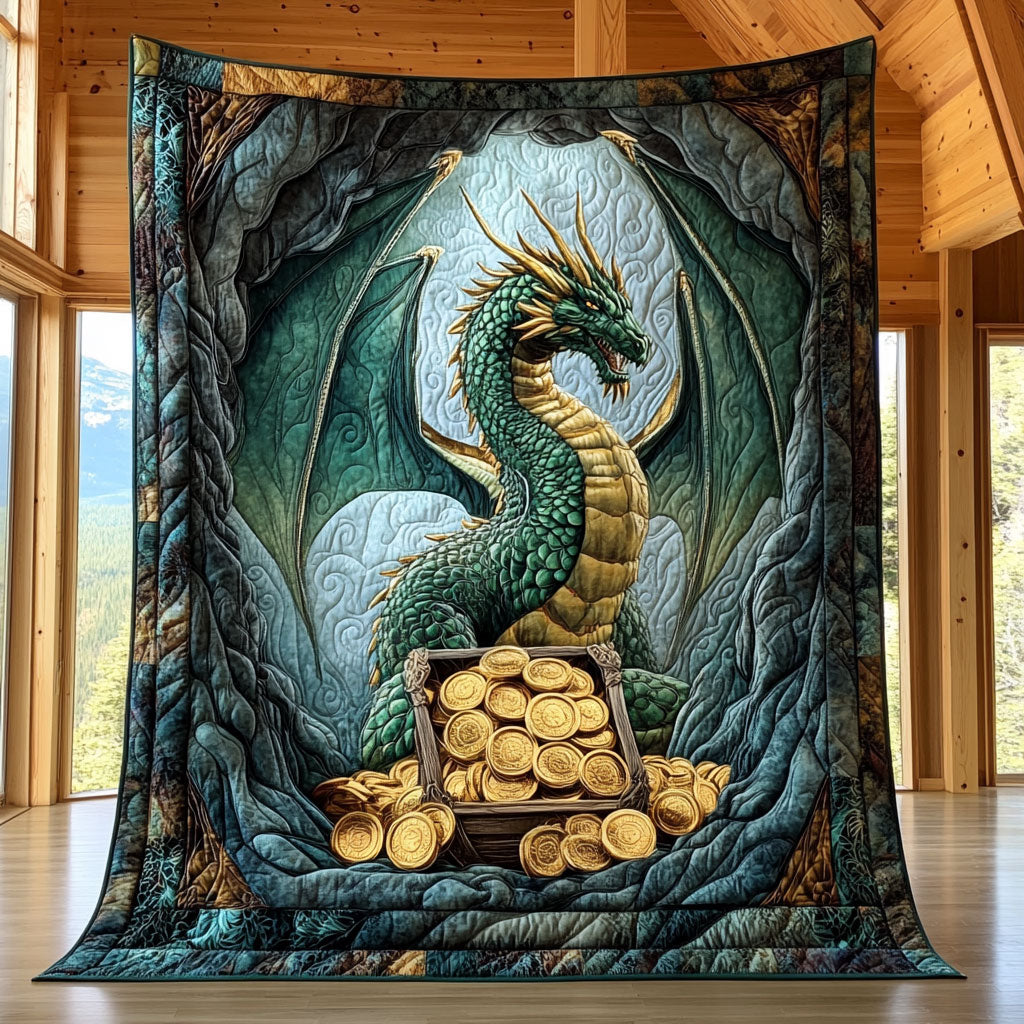 Dragon Fiery Power Quilt Blanket Dragonfly Throws for Couch Gift For Someone Who Loves Dragonflies