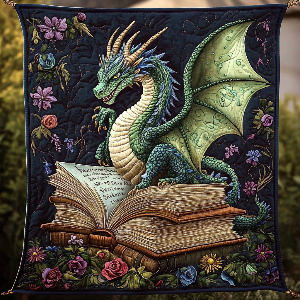 Dragon Lore Quilted Blanket Presents For Dragon Lovers