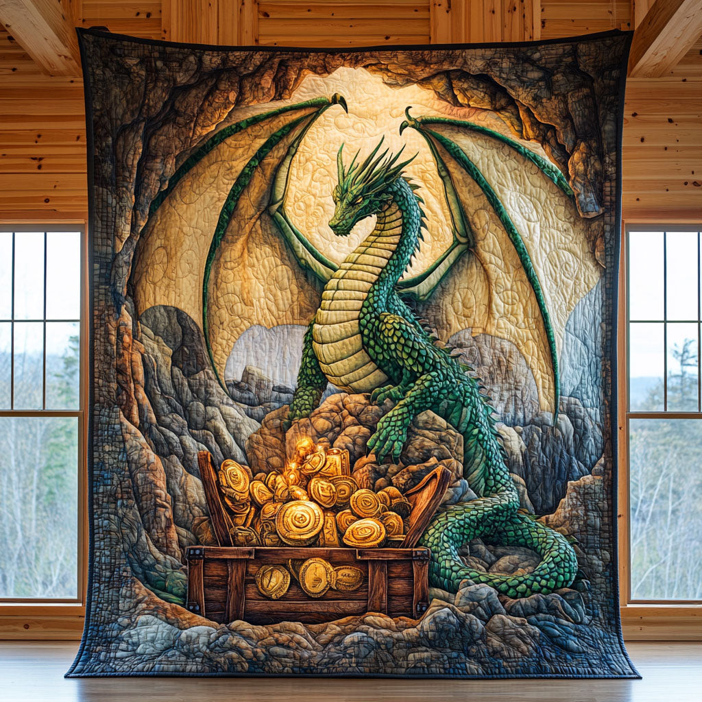 Dragon Mystic Guard Quilt Blanket Dragonfly Throws for Couch Gift For Someone Who Loves Dragonflies