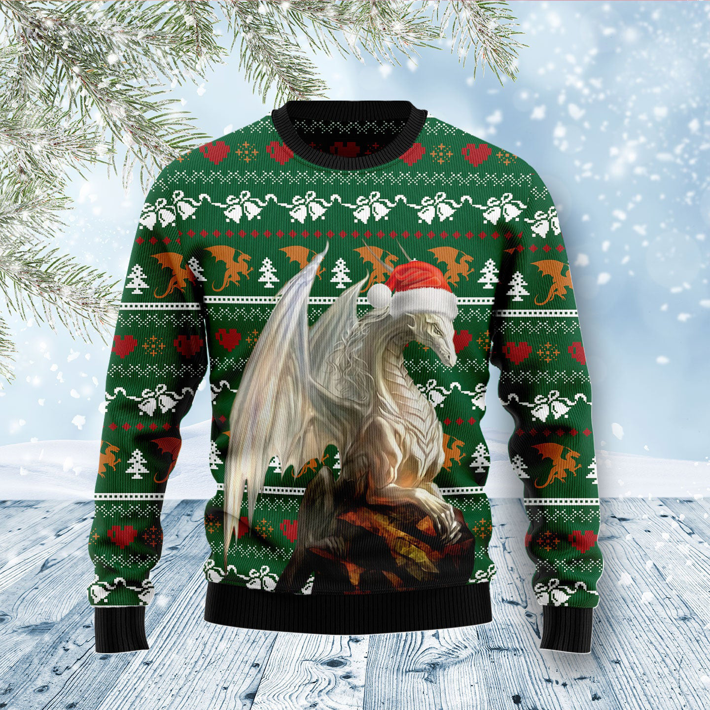 Dragon Nice Happy Funny Ugly Xmas Sweaters Cool Xmas Clothes Gift For Dragon Lover