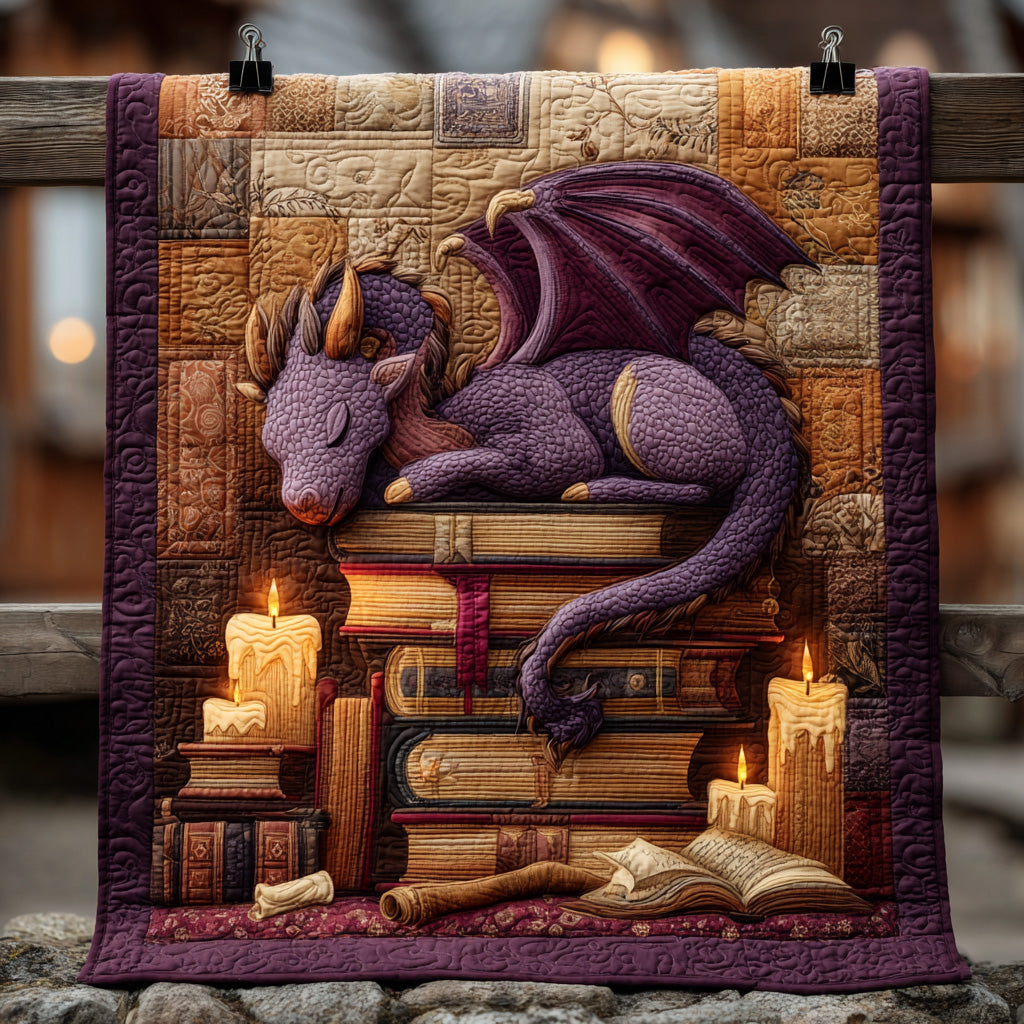 Dragon Soul Quilted Blanket Winter Decor Blanket Best Gift For Dragon Lovers