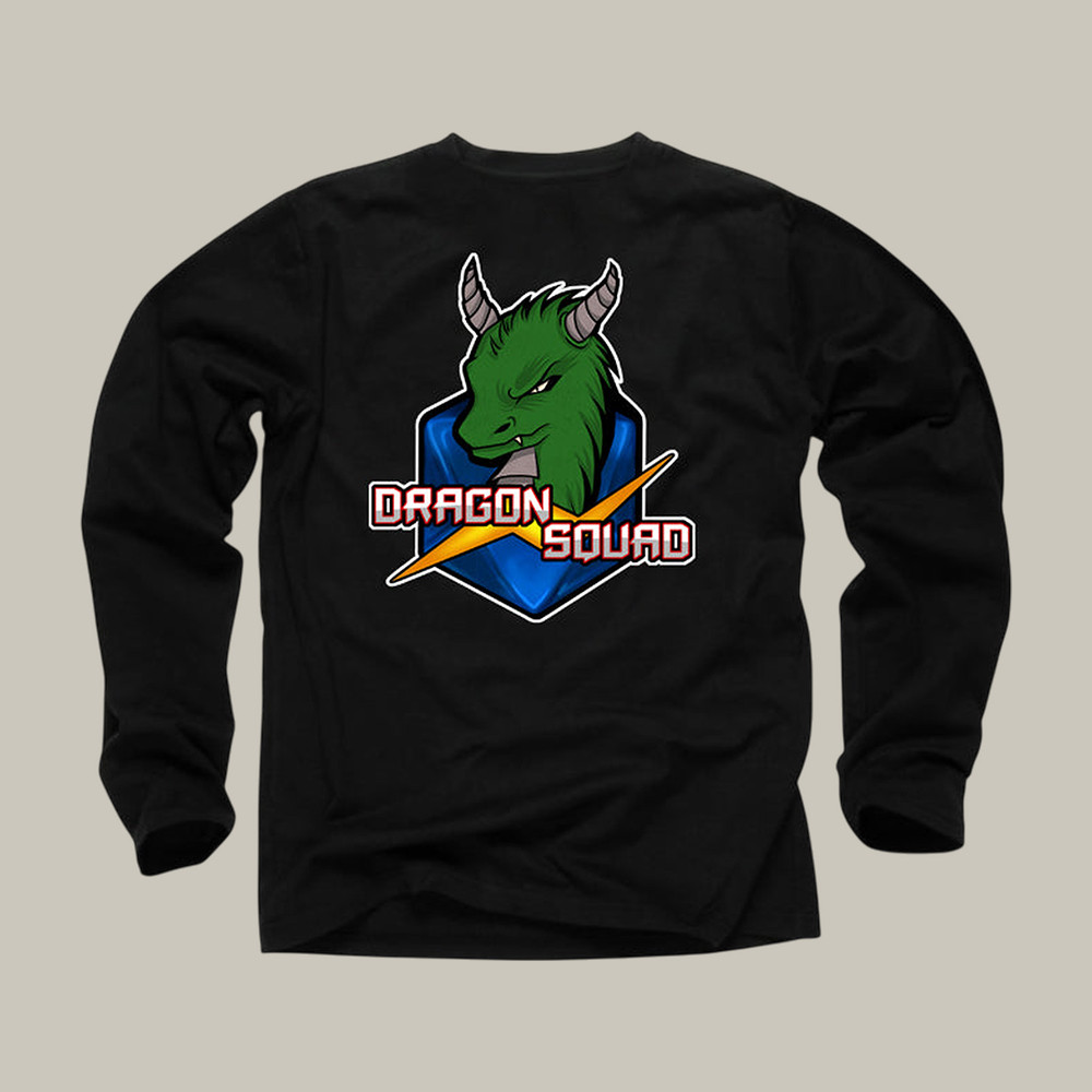 Dragon Squad Grumpy The Young Turks Long Sleeve Shirt The Damage Report Apparel Dragon Lover Gift