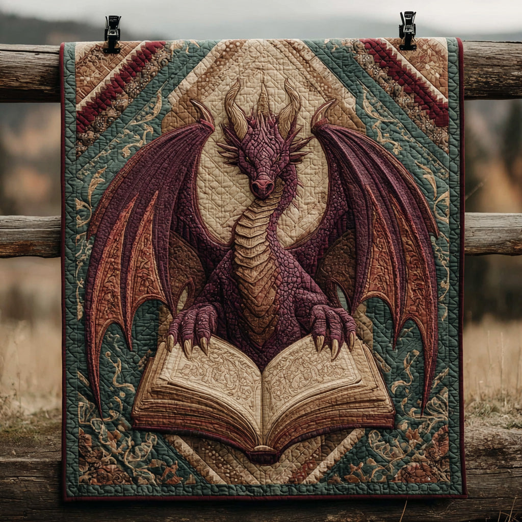Dragon Stone Quilted Blanket Best Throw Blanket Dragon Gifts For Him