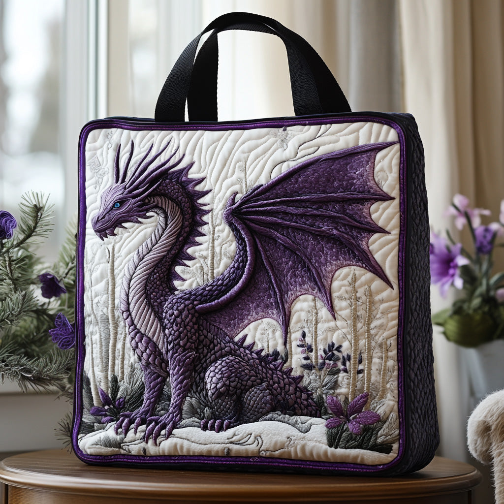 Dragon Whisper Quilted Tote Bag Best Dragonfly Christmas Gifts