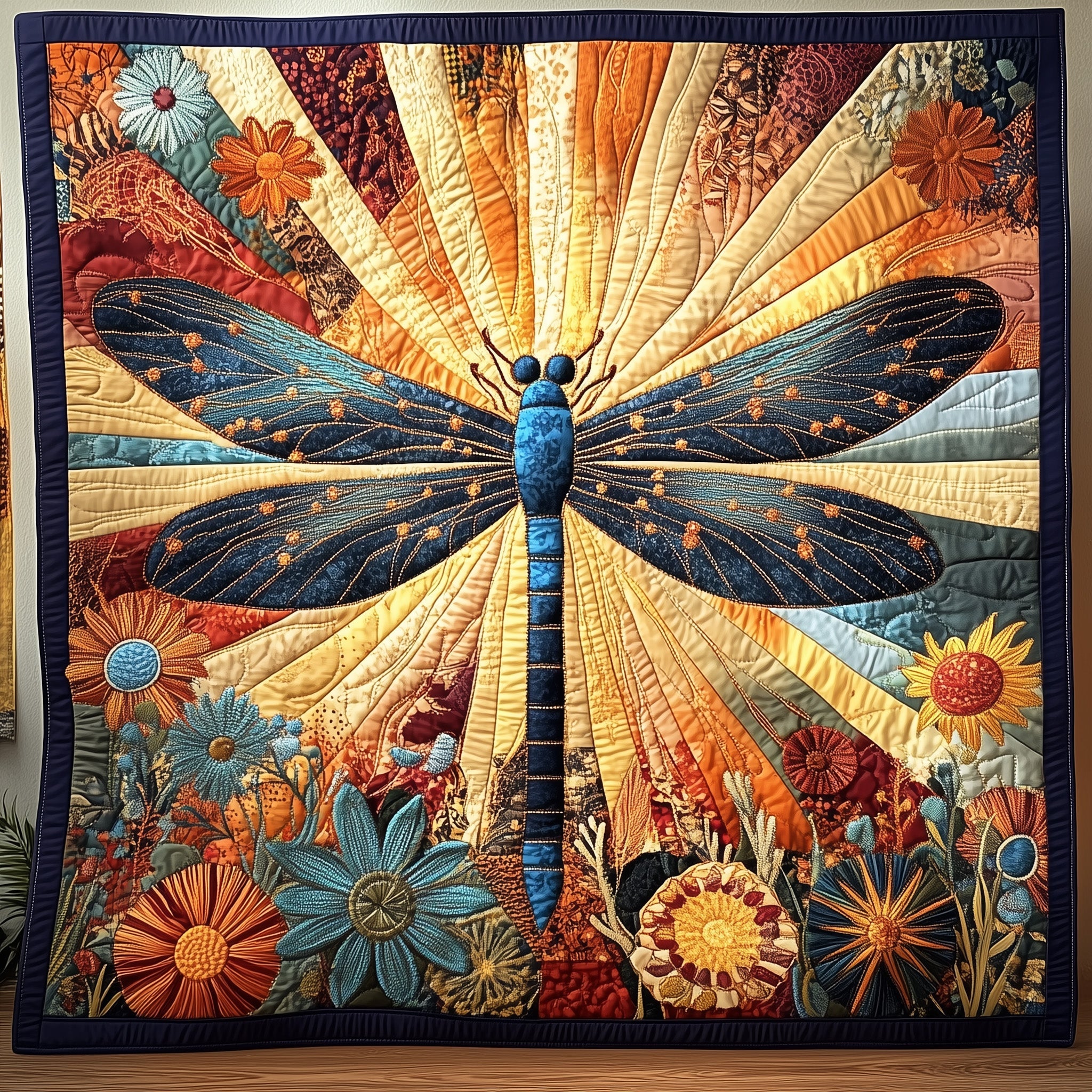 Dragonfly Charm Quilted Blanket Sofa Throw BlanketDragonfly Christmas Gifts