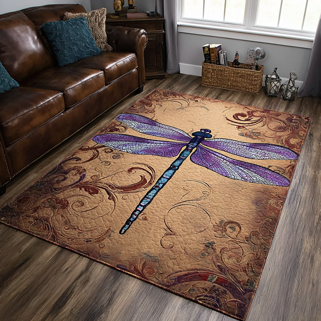 Dragonfly Dream Area Rug Christmas Kitchen Decor Unique Dragonfly Gifts
