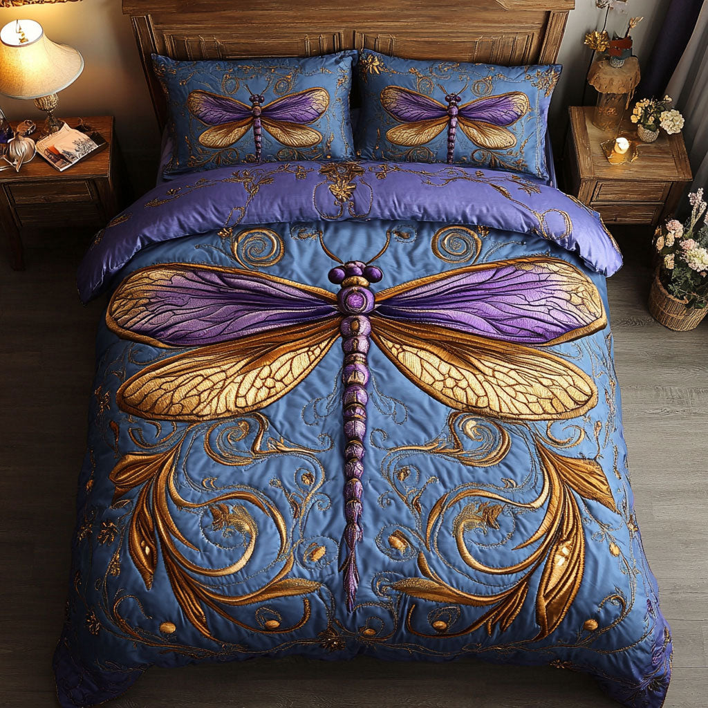 Dragonfly Dream Duvet Cover Set King Size Bed Set Best Gifts For Men