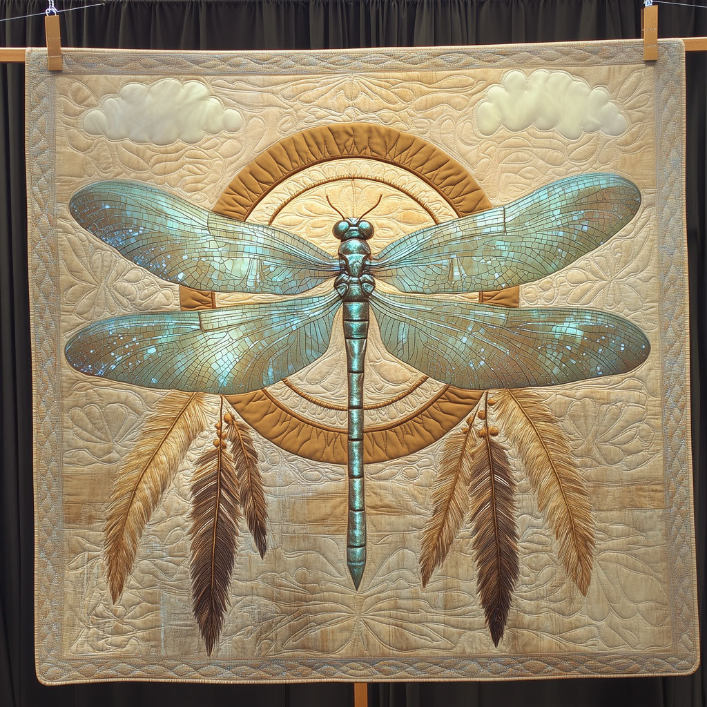 Dragonfly Dreamcatcher Quilt Blanket Dragonfly Throws for Couch Gift For Someone Who Loves Dragonflies