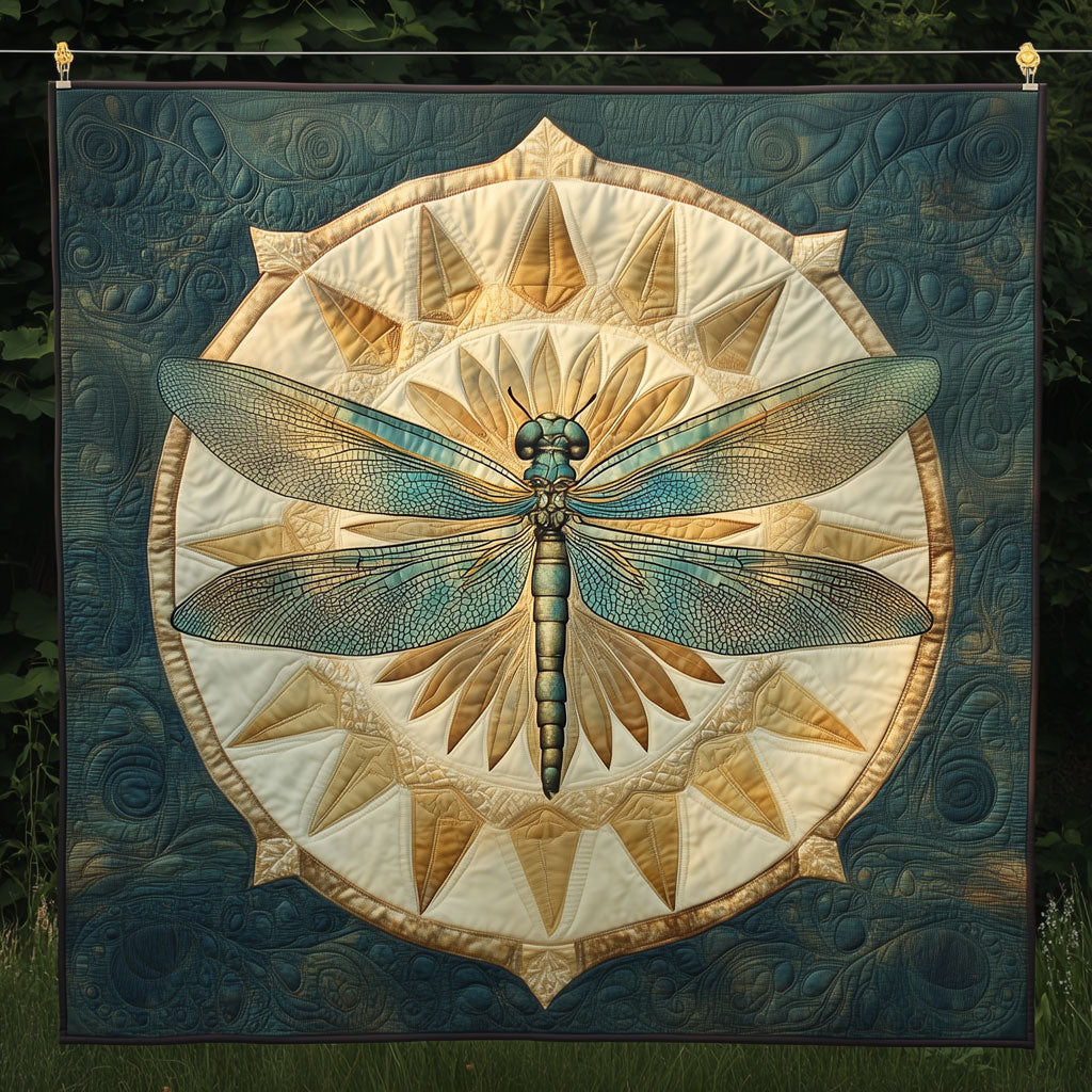 Dragonfly Mandala Quilt Blanket Dragonfly Blanket Throws Dragonfly Lover Gifts For Women