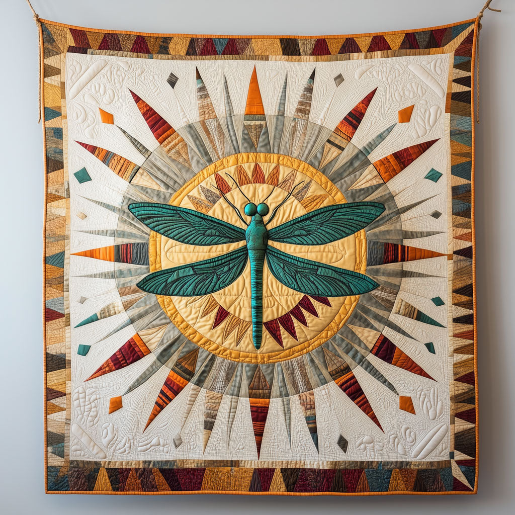 Dragonfly Solar Odonata Quilt Blanket Throws For Couch Christmas Dragonfly Gifts For Mom