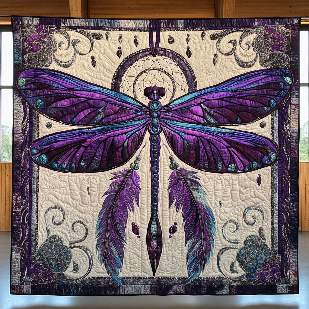 Dragonfly Spirit Quilt Blanket Dragonfly Throws Blanket Dragonfly Gifts For Mom