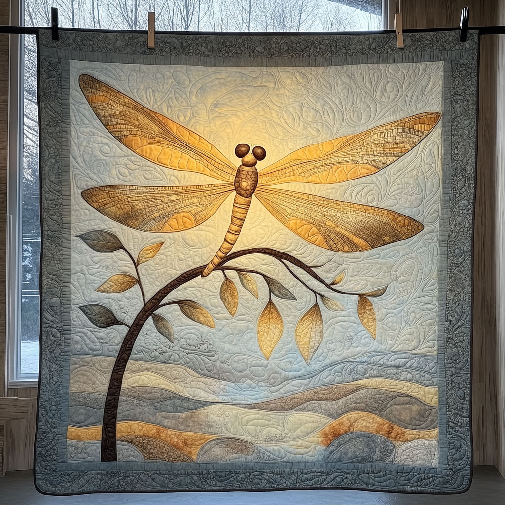 Dragonfly Tree Of Hope Quilt Beautiful Quilt Blanket Gift for Cozy Living