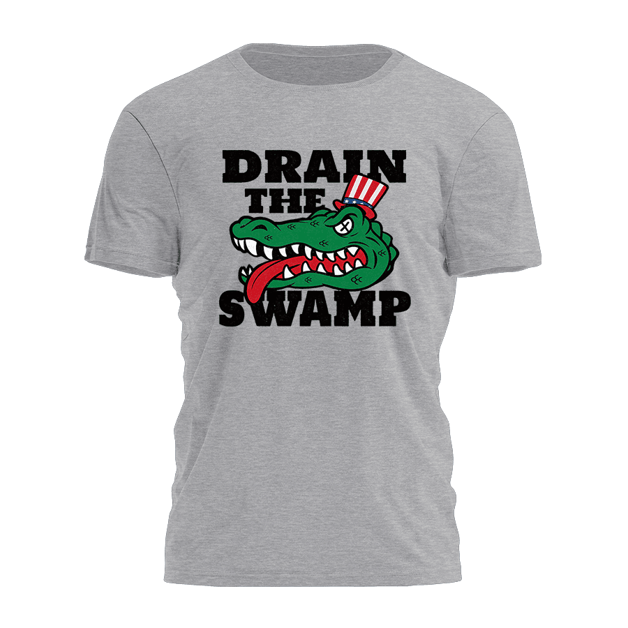 Drain The Swamp Shirt With Gator Donald Trump Campaign Merch MAGA T-Shirt Vintage Hoodie Gift for Men