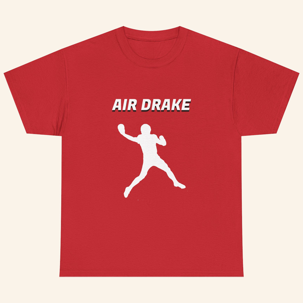 Drake Maye Lovers Merch Air Drake Shirt Throwback Red Best Gifts For Husband Drake Maye Lovers Merch Air Drake Shirt Throwback Red Best Gifts For Husband