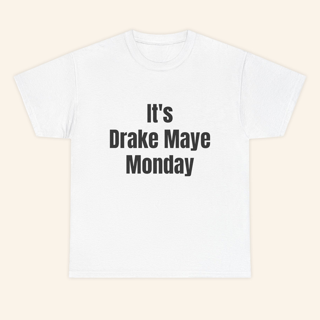 Drake Maye Lovers Merch Drake Maye Monday T-Shirt White Good Gifts For Him Drake Maye Lovers Merch Drake Maye Monday T-Shirt White Good Gifts For Him