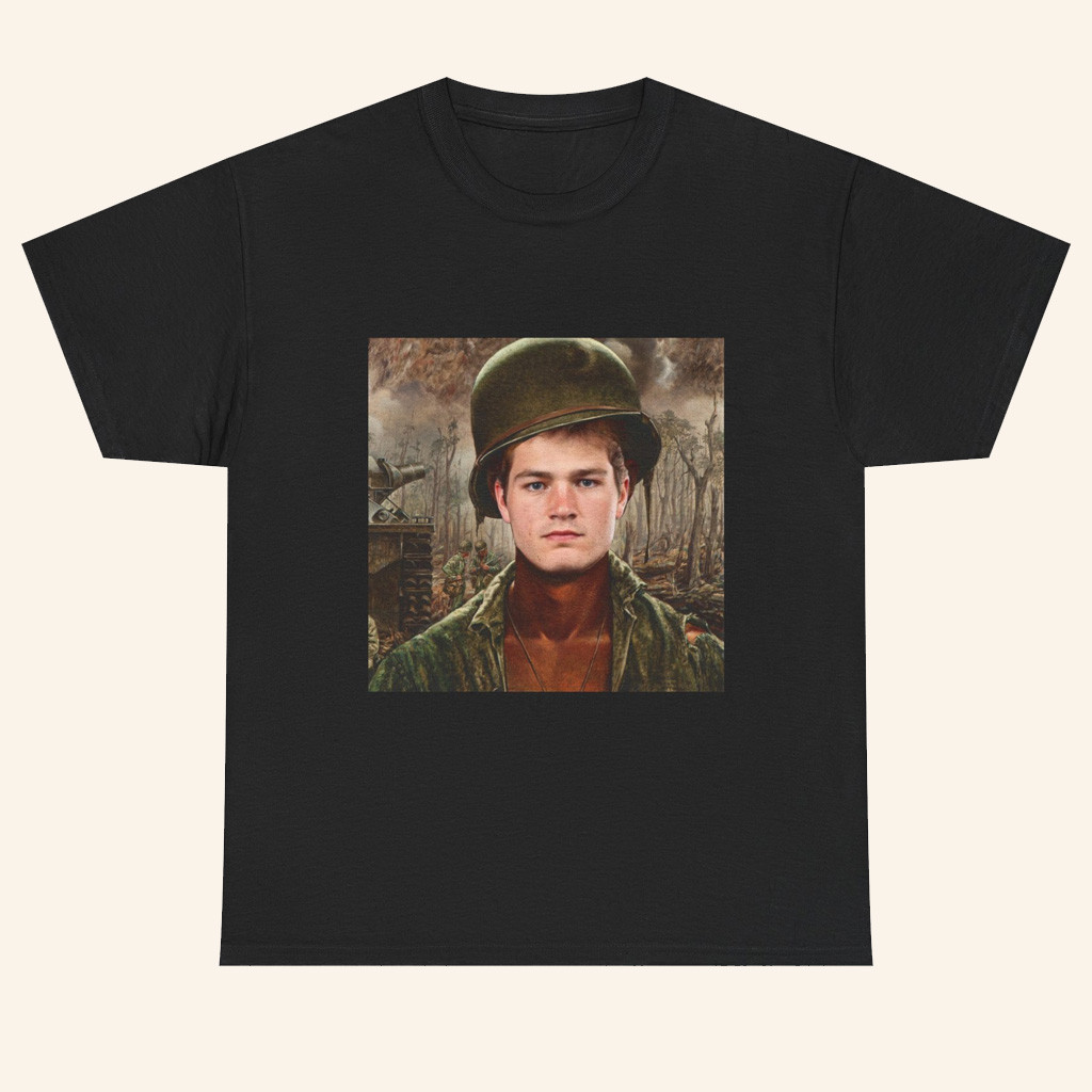 Drake Maye Lovers Merch Drake Maye Soldier T-Shirt Black Good Gifts For Brother