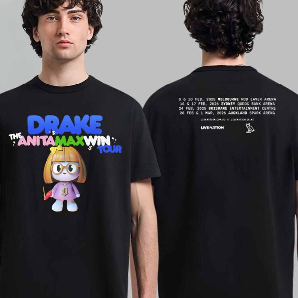 Drake The Anita Max Win Tour In Australia And New Zealand 2025 Tour Date ListT-Shirt Gifts For Daughter Drake The Anita Max Win Tour In Australia And New Zealand 2025 Tour Date ListT-Shirt Gifts For Daughter