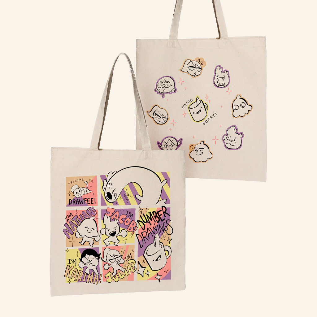 Drawfee Merch Drawfee Tote Bag Best Christmas Gifts For Her Drawfee Merch Drawfee Tote Bag Best Christmas Gifts For Her