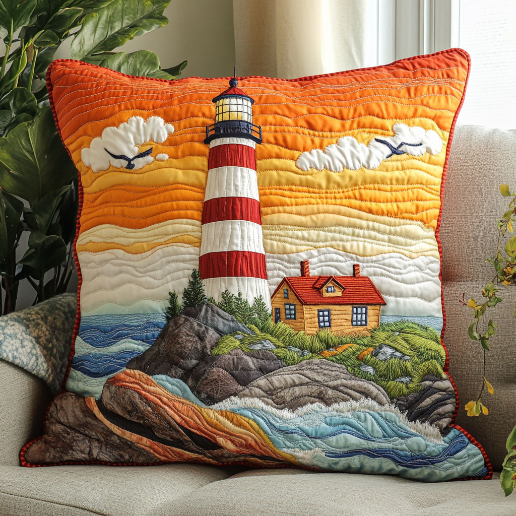 Dream Lighthouse Quilted Pillow Case Modern Throw Pillows Best Family Presents For Christmas