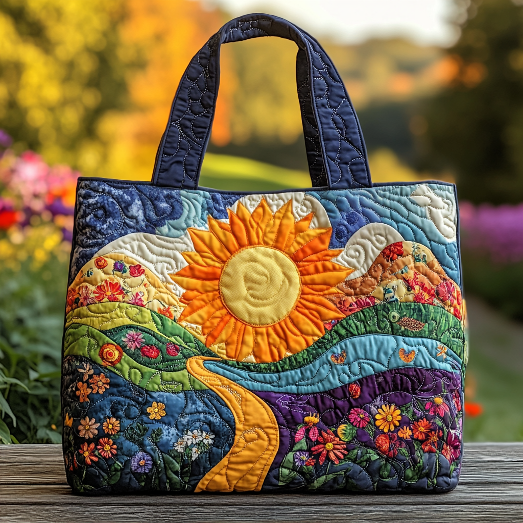 Dream Meadow Quilted Tote Bag Good Family Christmas Present
