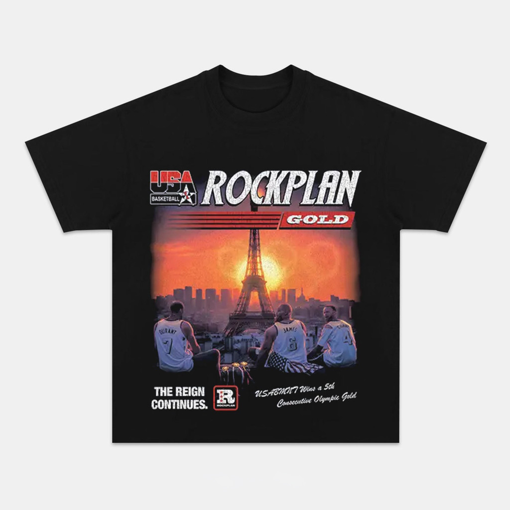 Dream Team Big Three V4 Graphic T-Shirt Good Gifts For Basketball Lovers