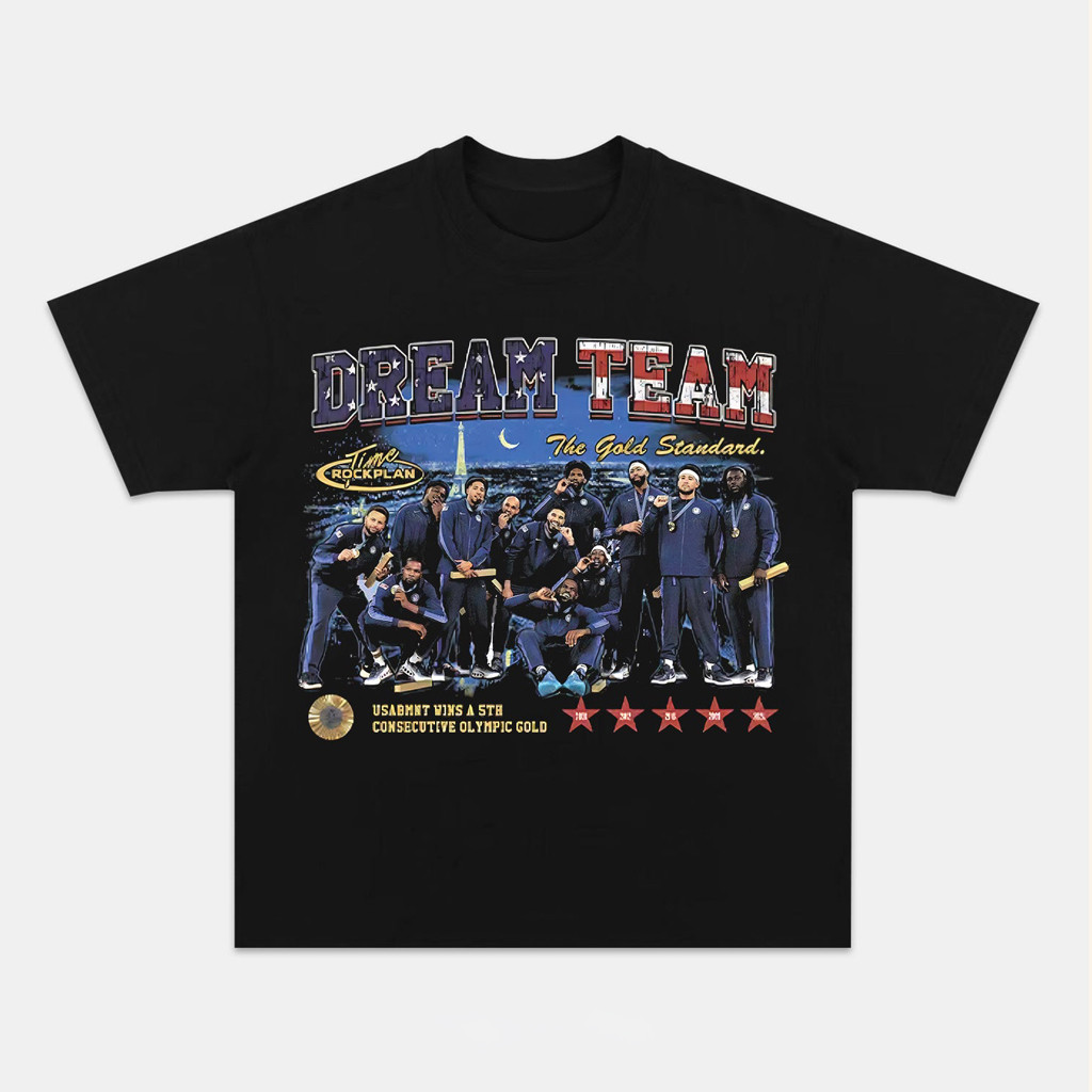 Dream Team Family Portrait V2 Graphic T-Shirt Birthday Gift For Husband