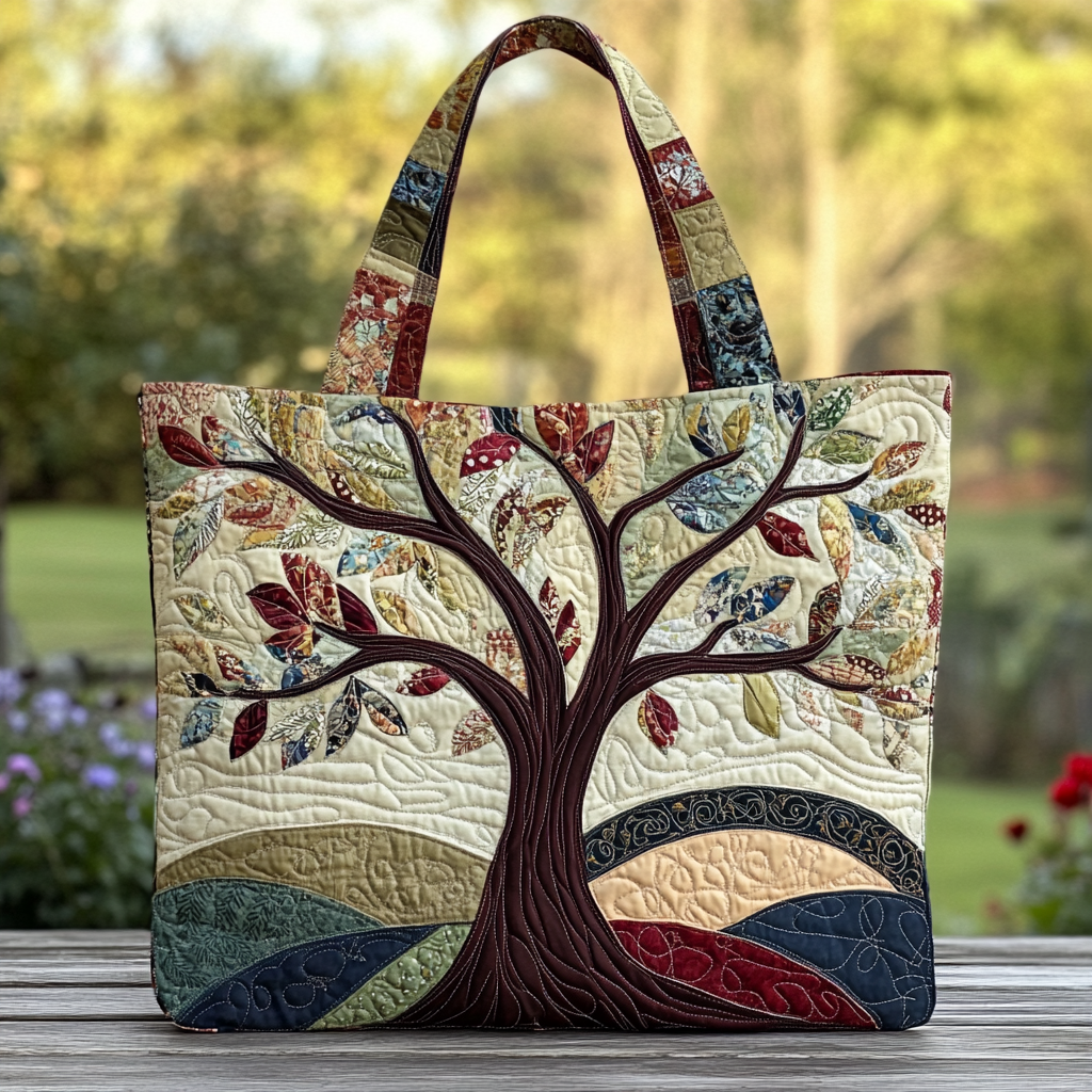 Dream Tree Quilted Tote Bag Tree Of Life Merchandise