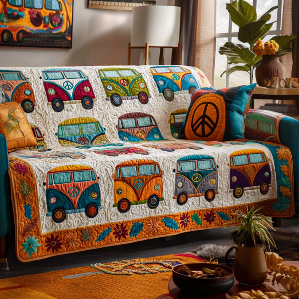 Dream Wanderer Quilted Sofa Cover Sofa Seat Covers Gifts For Hippie Mom