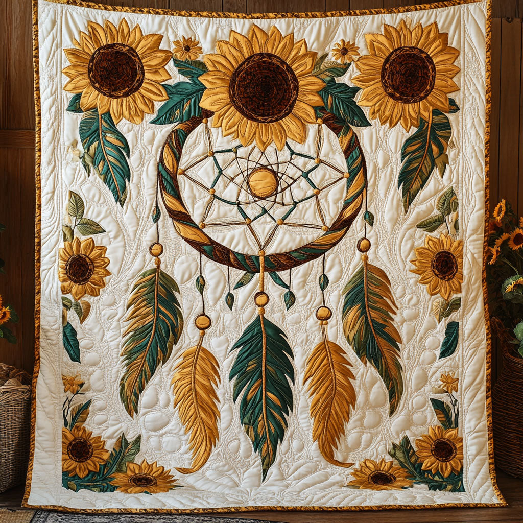 Dreamcatcher Amber Glow Quilted Blanket Holiday Blanket Meaningful Gifts For Grandma