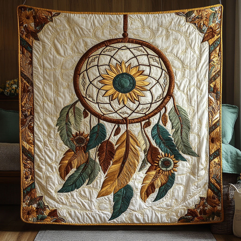 Dreamcatcher Gentle Light Quilt Perfect Housewarming Gift with Quilt Blanket