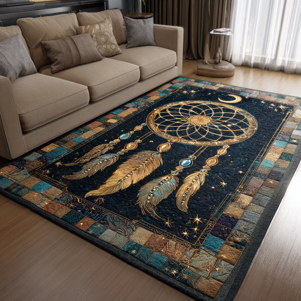 Dreamcatcher Glow Area Rug Front Door Entryway Ideas Native Gifts For Women