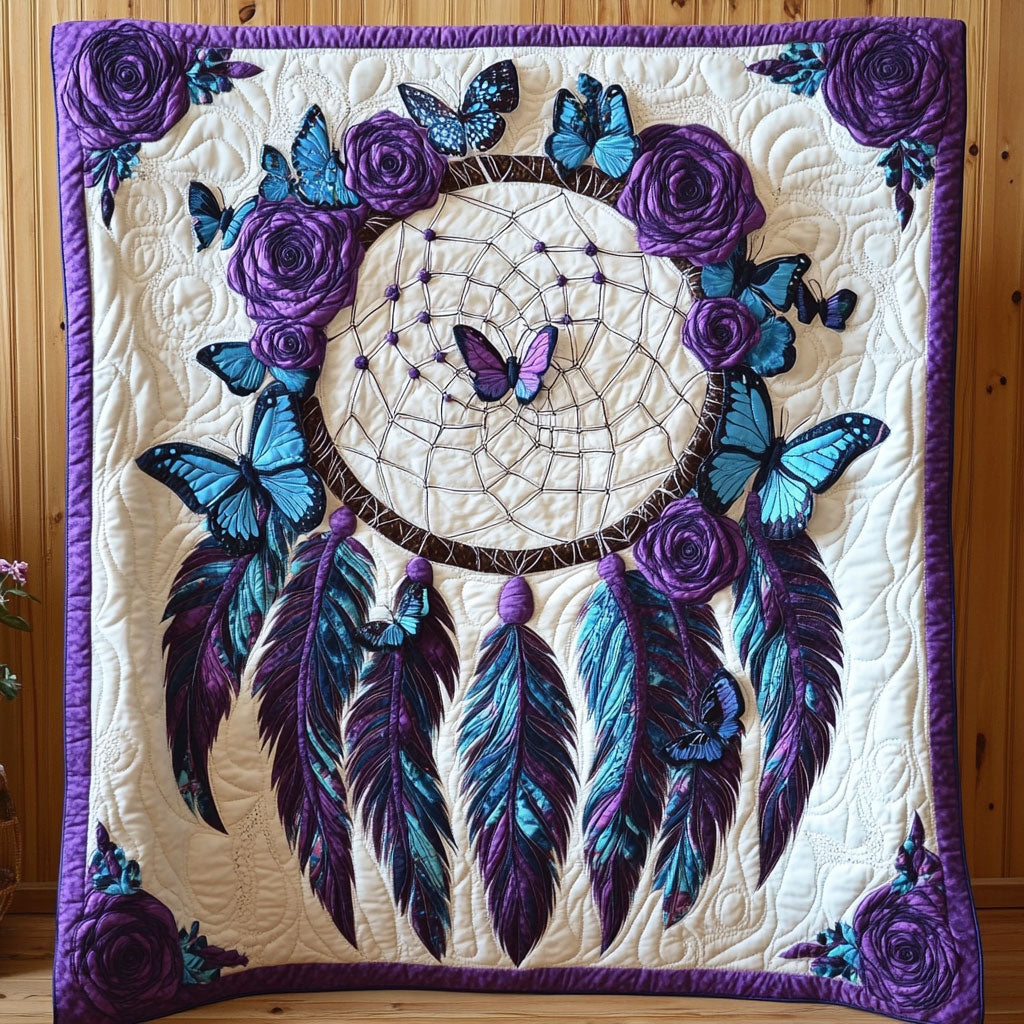 Dreamcatcher Magic Quilted Blanket Winter Blanket Meaningful Gifts For Mom