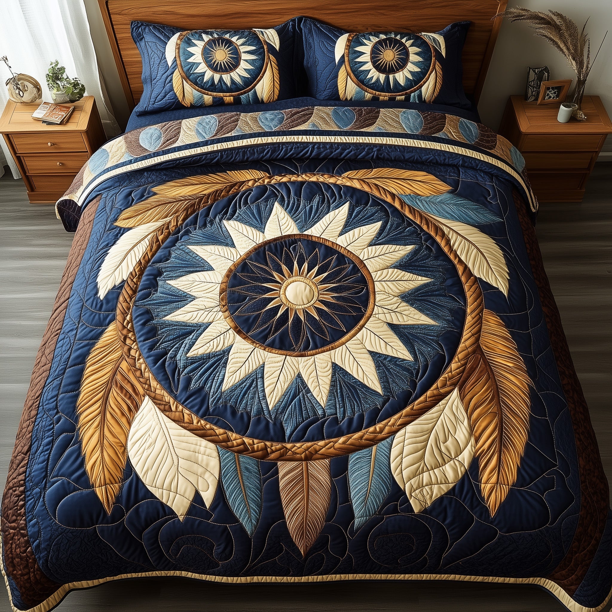 Dreamcatcher Quilted Bedding Set Birthday Gift