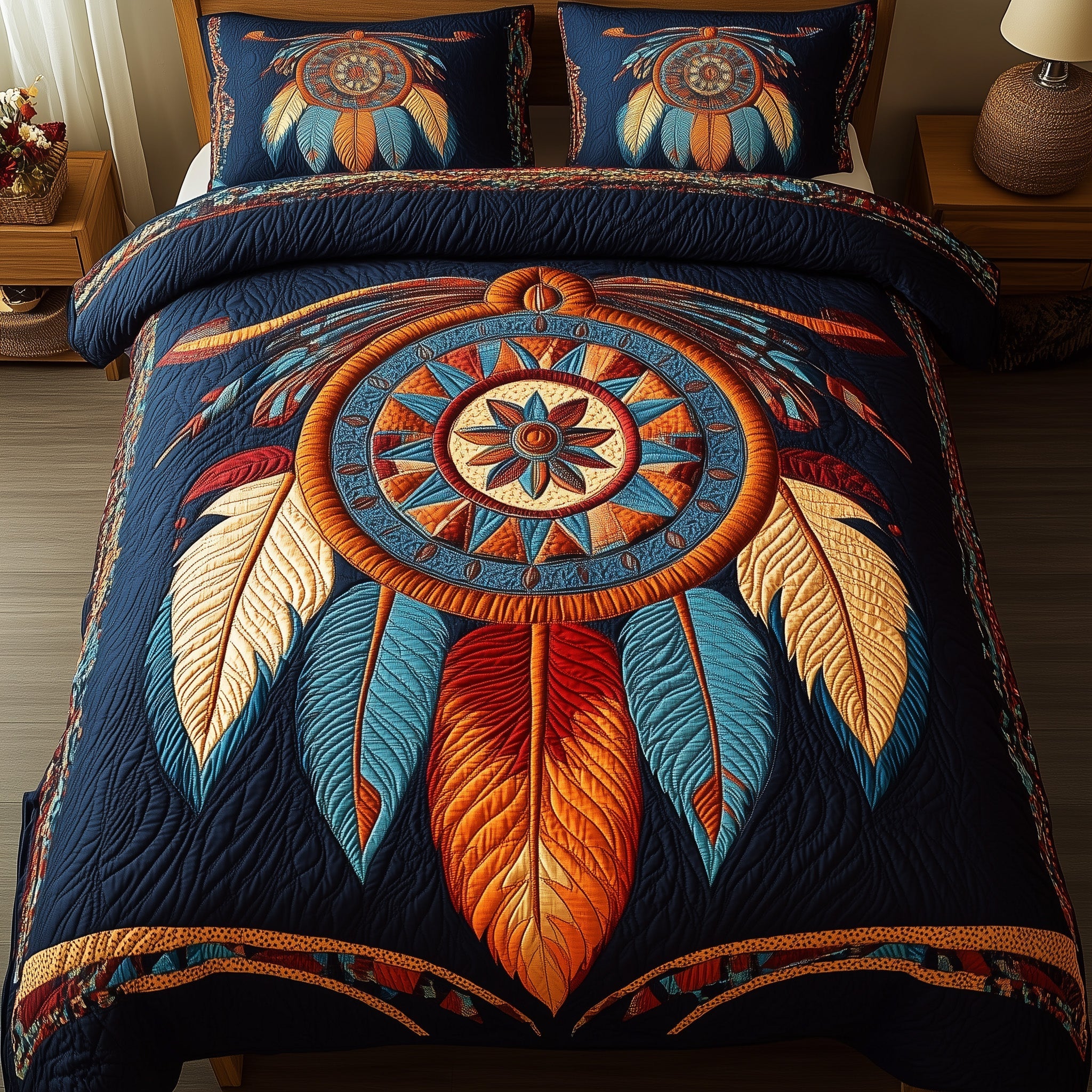 Dreamcatcher Quilted Bedding Set Create a Cozy Space