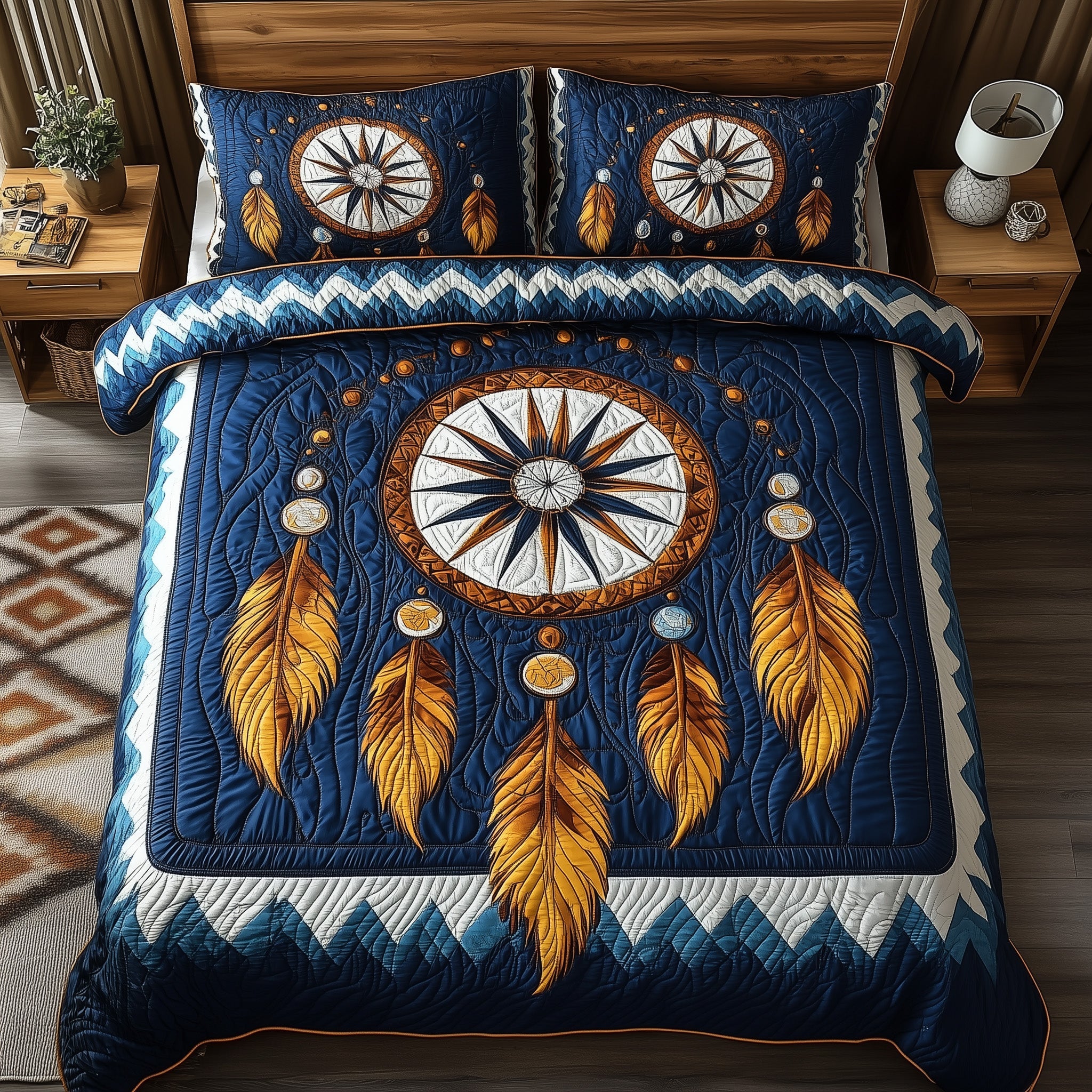 Dreamcatcher Quilted Bedding Set For Kids