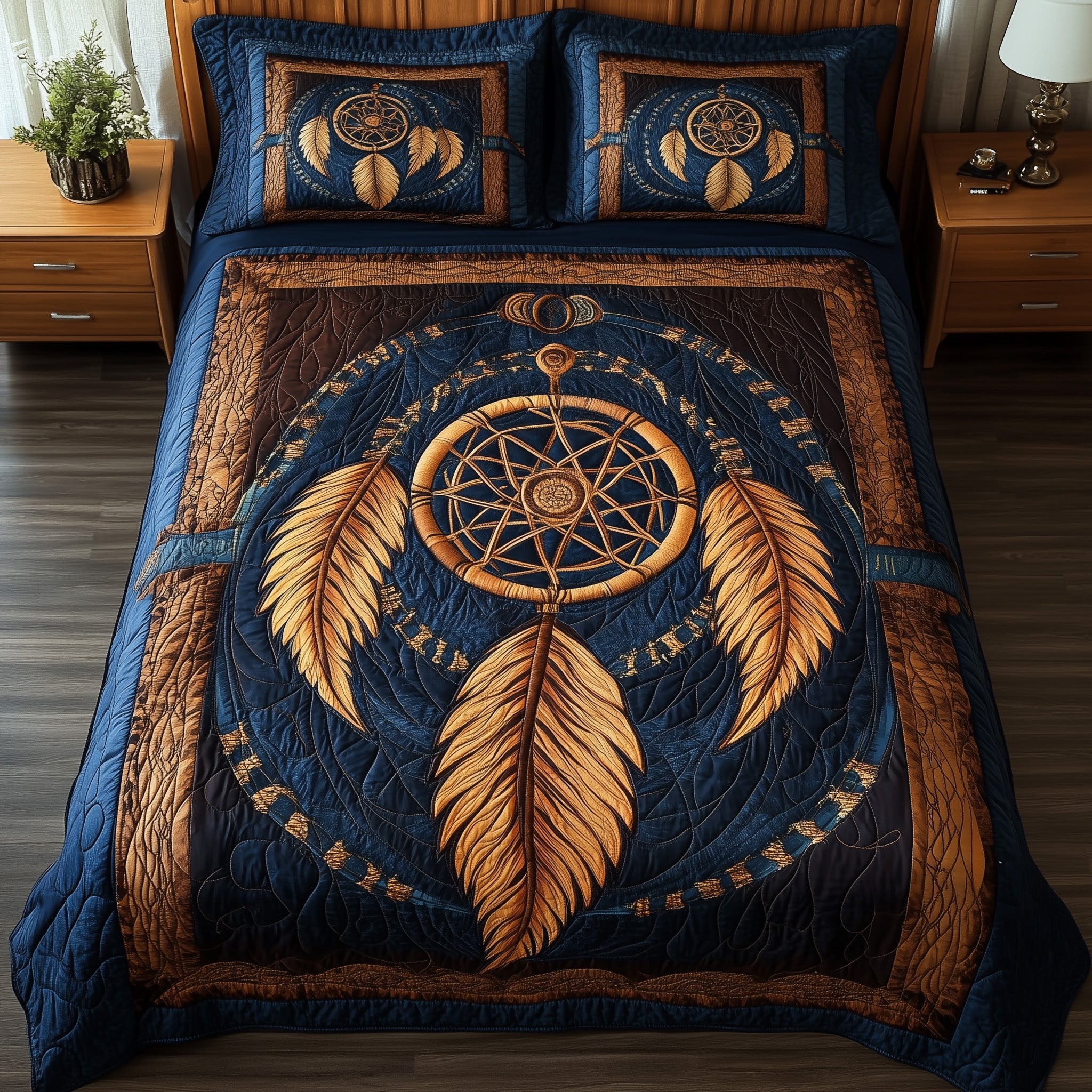 Dreamcatcher Quilted Bedding Set For Women