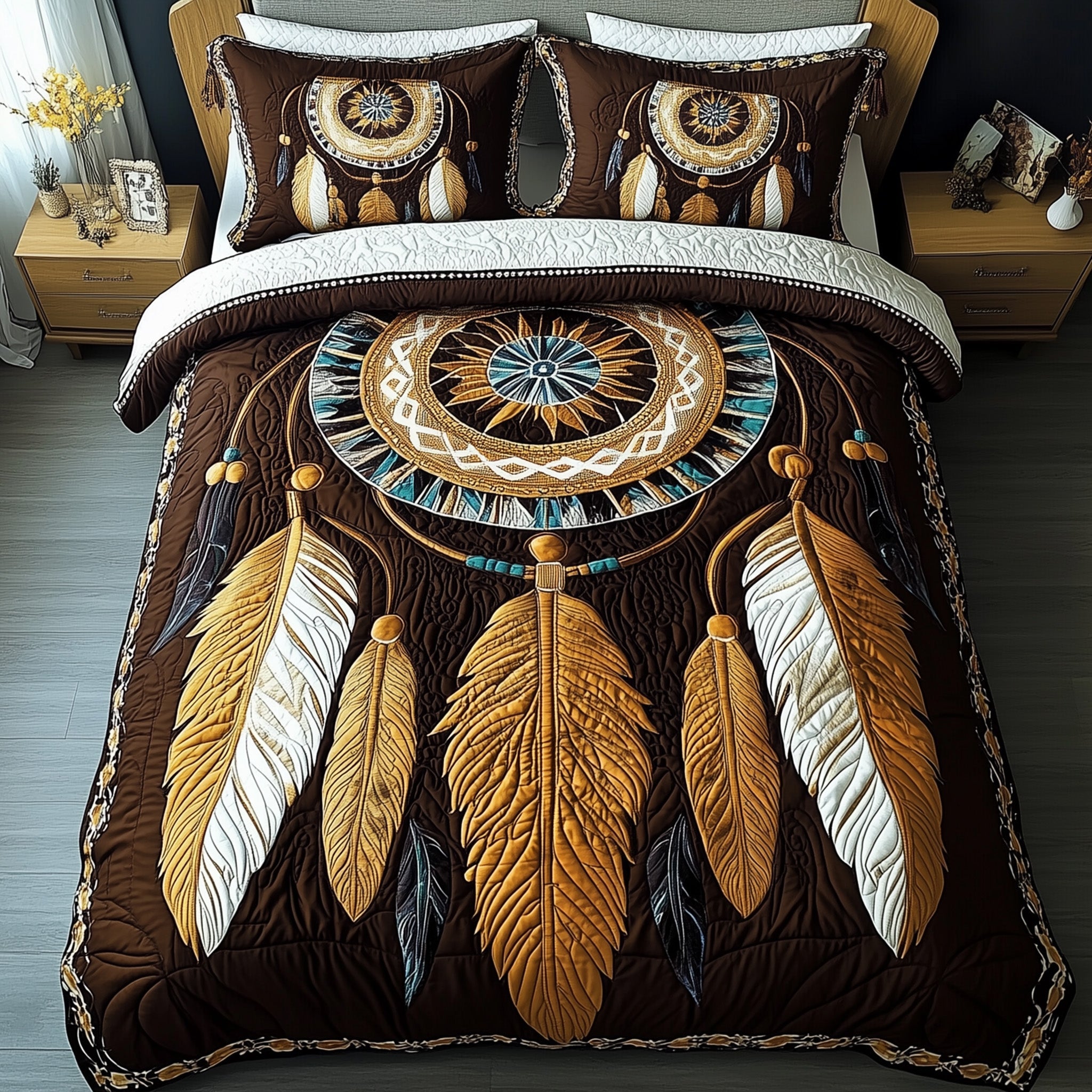 Dreamcatcher Quilted Bedding Set Holiday Gift