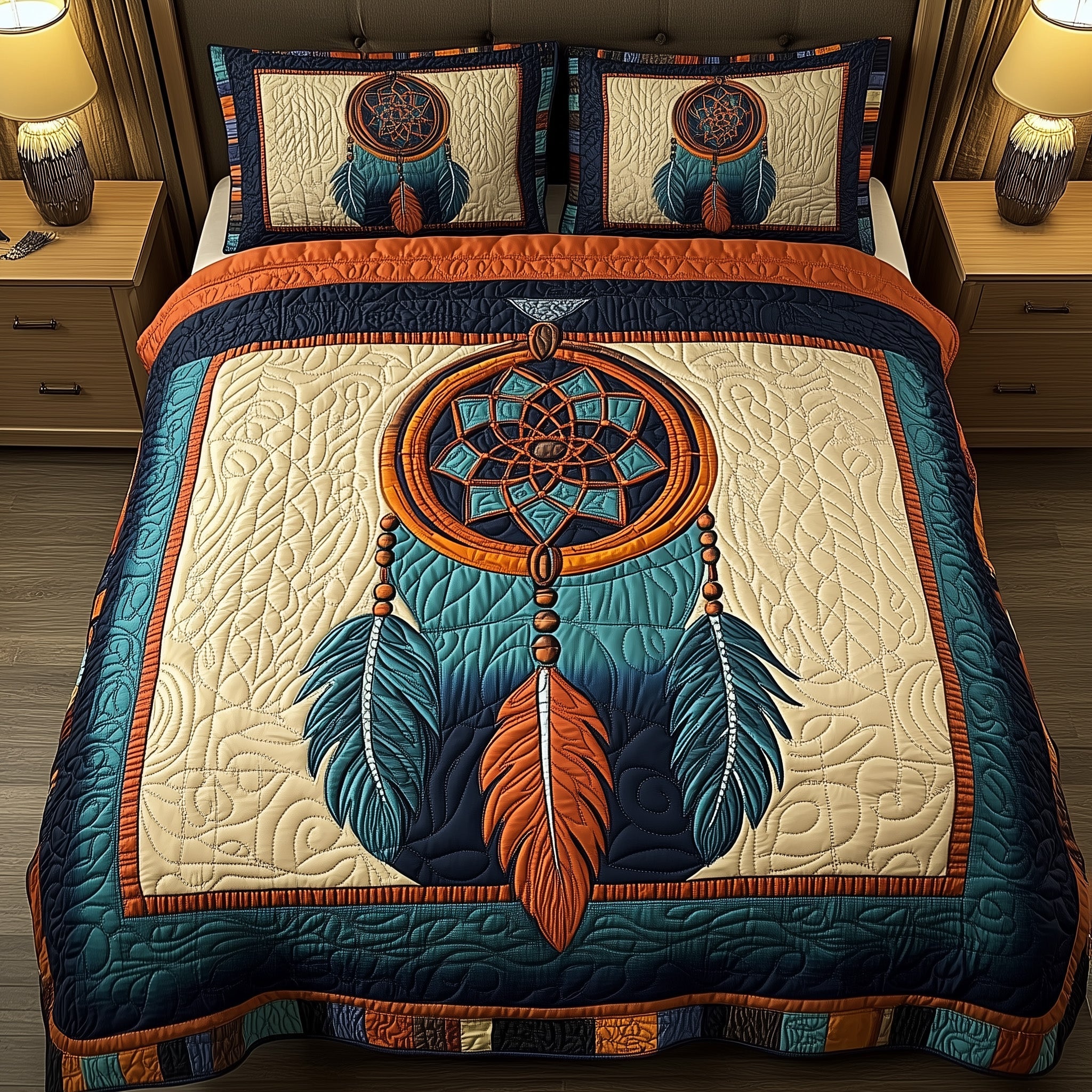 Dreamcatcher Quilted Bedding Set New Home Gift