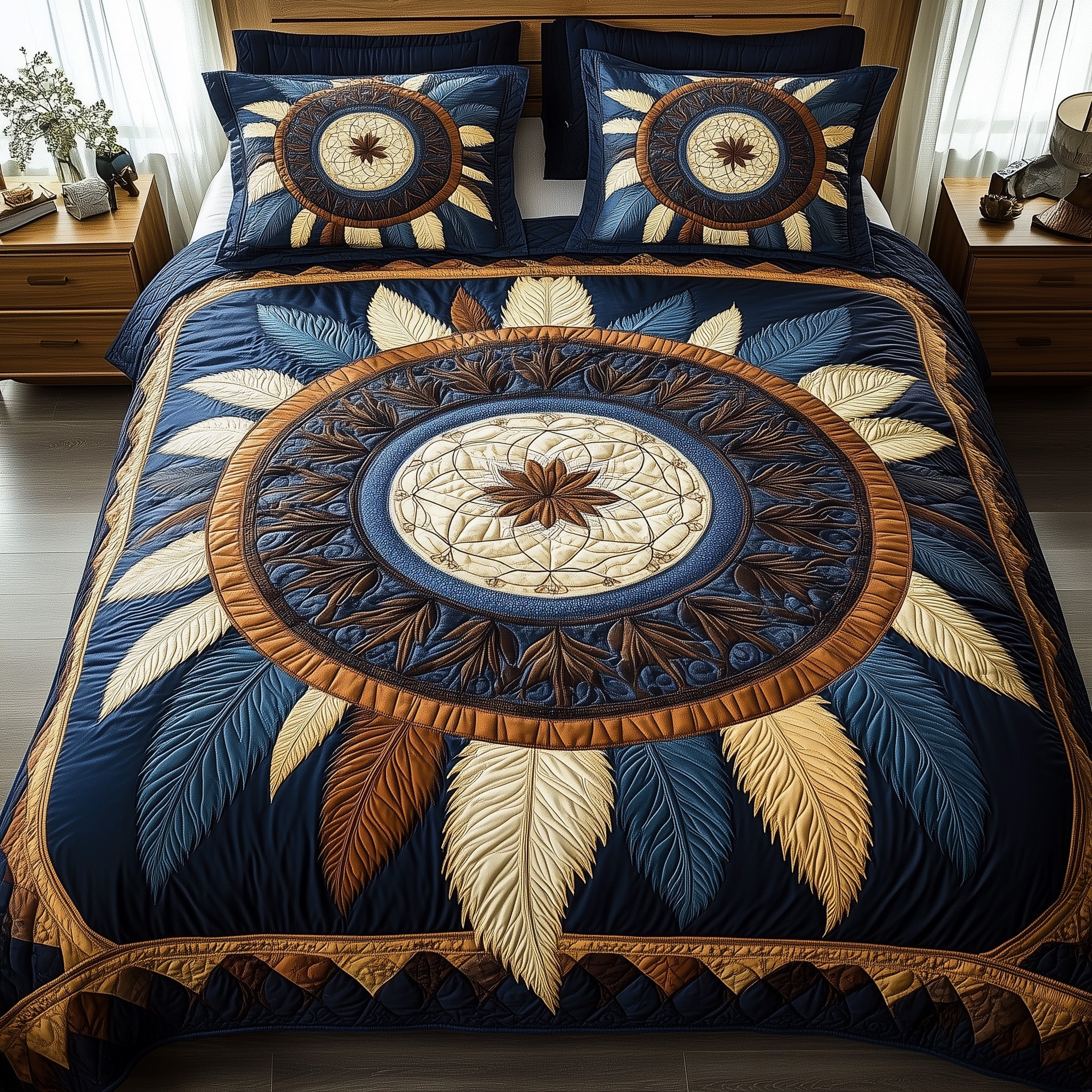 Dreamcatcher Quilted Bedding Set Relaxing Sleep
