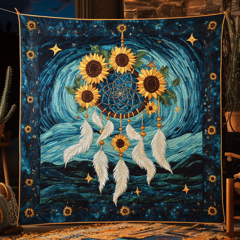 Dreamcatcher Radiant Soul Quilted Blanket King Size Blanket Gifts For Dad Who Wants Nothing