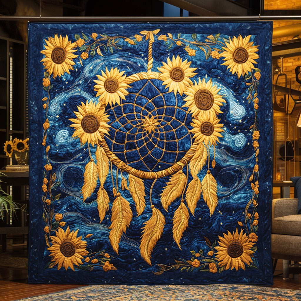 Dreamcatcher Star Garden Quilted Blanket King Size Blanket Gifts For Dad Who Wants Nothing
