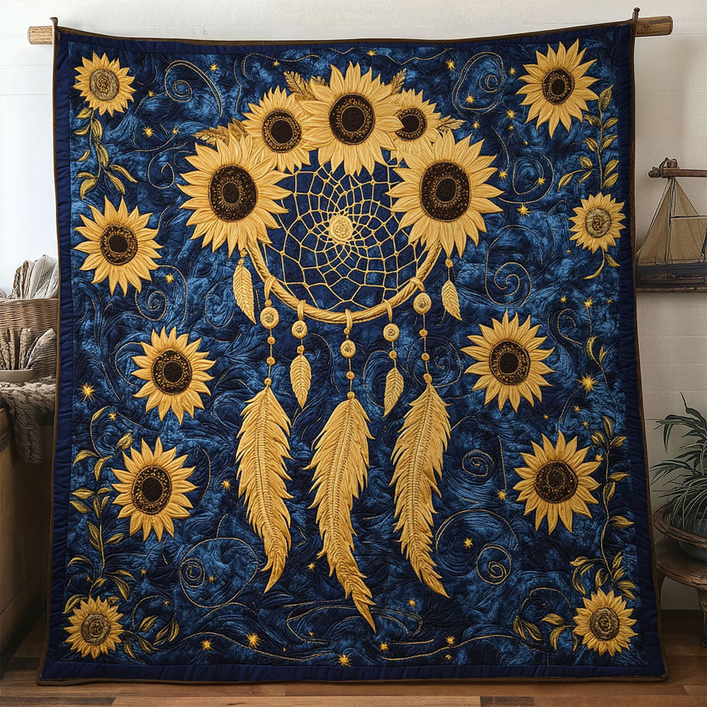 Dreamcatcher Starlight Soul Quilted Blanket King Size Blanket Gifts For Dad Who Wants Nothing