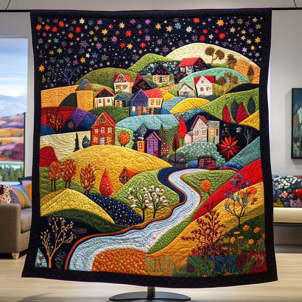 Dreamscape Quilted Blanket Cute Bedroom Decor Family Christmas Presents